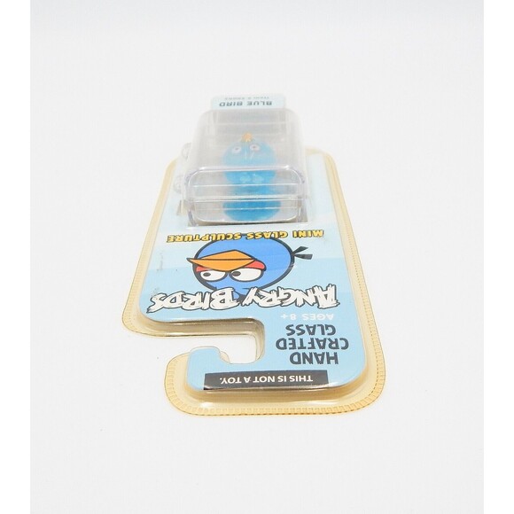Angry Birds Hand Crafted Glass Sculpture Blue Bird Mini Figure Limited Edition - Picture 6 of 6